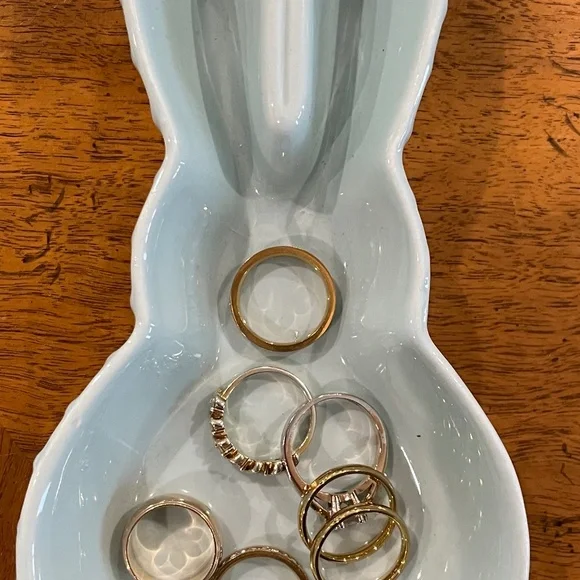 Light Blue Ceramic Bunny Dish - Picture 14 of 15